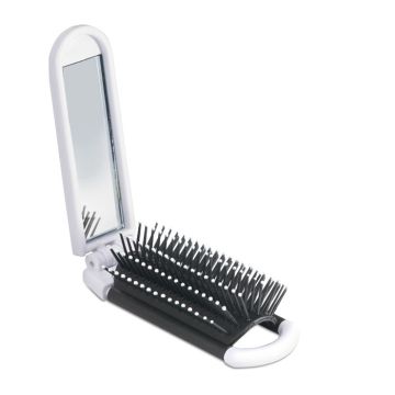 Brosse pliable avec miroir