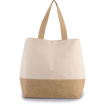 Sac Shopping Publicitaire en Toiles de Coton Jute