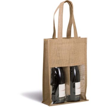 Sac Publicitaire Porte Bouteille publicitaires en Jute