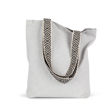 sac publicitaire shopping recyclé 38 x 7 x 42 cm en 285gr/m²