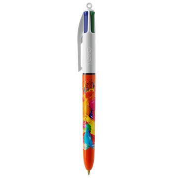 Stylo à bille Publicitaire BIC 4 couleurs Pointe Fine quadri 360°