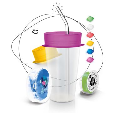 Couvre-verre publicitaire anti-drogue anti-intrusion couvercle en silicone Ø 70 mm