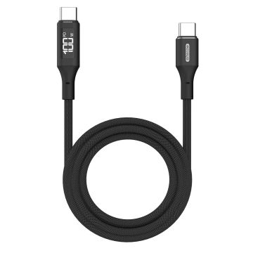 Câble d’alimentation USB-C vers USB-C CA-1005 avec écran LED