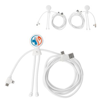 Câble de recharge multiple 2 compteur Xoopar Mr Bio Long 60 W