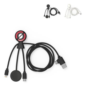 Câble multiple Xoopar Mr. Bio Long pour Apple/Samsung Watch 1 mètre