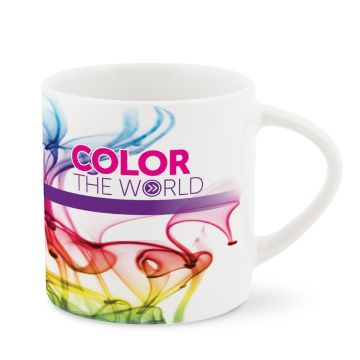 Mini tasse 180 ml avec marquage quadri tout autour