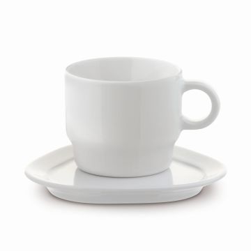 Tasse et soucoupe triangulaire Satellite 180ml