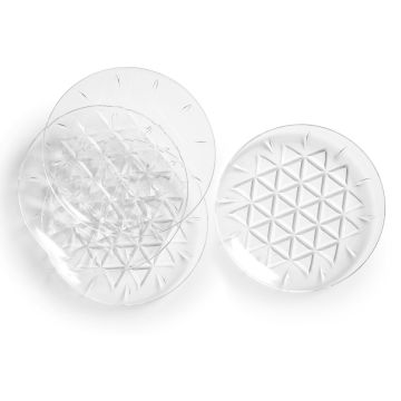 Assiette à pique-4 pièces