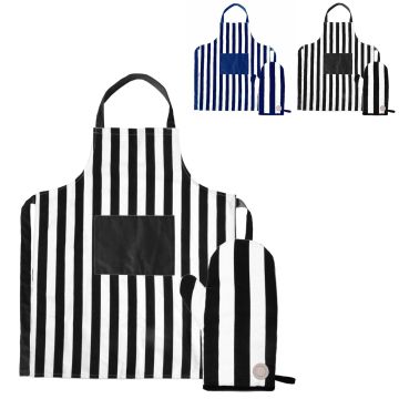 Ensemble tablier et gants bbq Aron en cadeau client