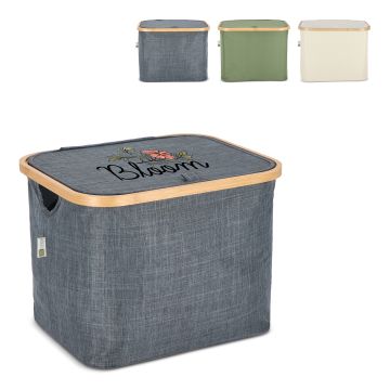 Panier pliant avec couvercle Sogne 40,5 x 33 x 30 cm rPET