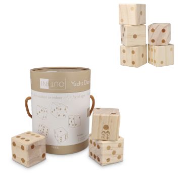 Jeu de dés géant en bois InSide Out