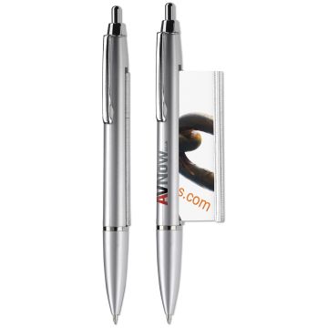 Stylo publicitaire bille bannière d’argent