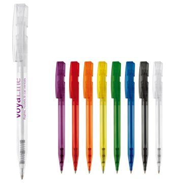 Stylo bille Nash Transparent publicitaire