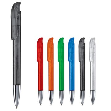 Goodies Stylo bille Atlas pointe en métal transparent