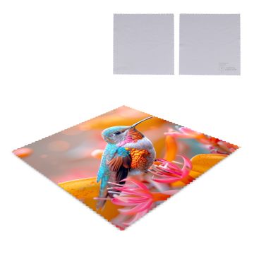 Chiffon de nettoyage en microfibre sublimation 15 x 15 cm
