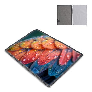 Chiffon de nettoyage en microfibre sublimation 13 x 18cm