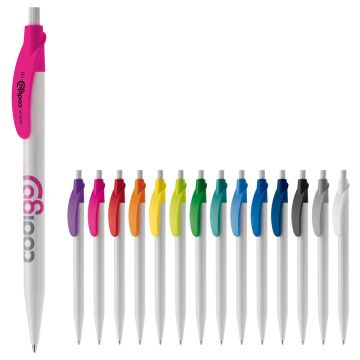Stylo bille Cosmo Hardcolour clip courbé personnalisable
