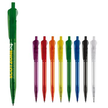 Stylo bille publicitaire cosmo transparent