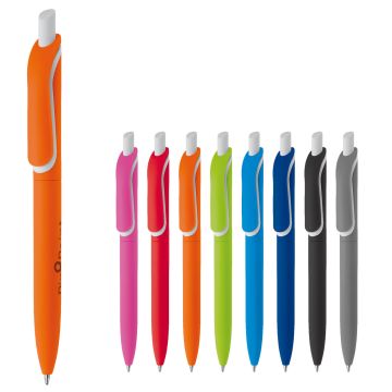 Stylo-bille Publicitaire ClickShadow softtouch R-ABS