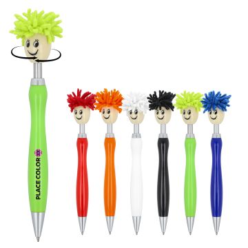 Stylo à bille publicitaire à rotor poilu