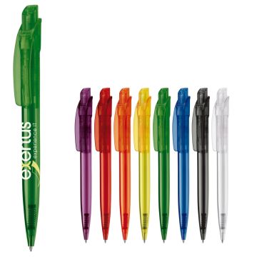 Stylo bille Cube Transparent publicitaire