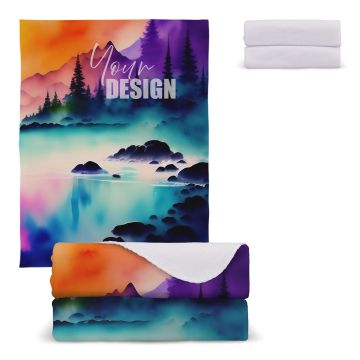 Couverture polaire sublimation OEKO-TEX® 130 x 170 cm 290 g/m²