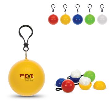 Porte-Clés Publicitaire Boule avec Poncho
