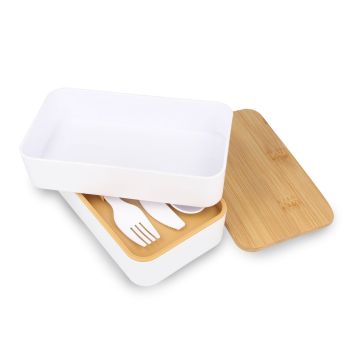 Boîte à lunch publicitaire Bento R-PP & Bambou