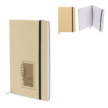 Carnet de notes publicitaire cartonné à coins ronds A6