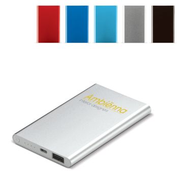 Powerbank 4000 mAh Slim Publicitaire