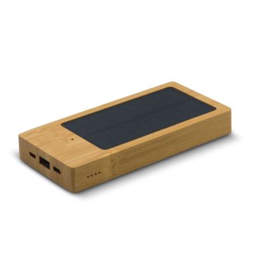 Powerbank bambou solaire 8000mAh