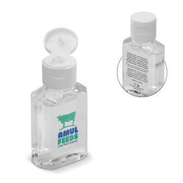 Flacon gel hydroalcoolique pour les mains 30 ml