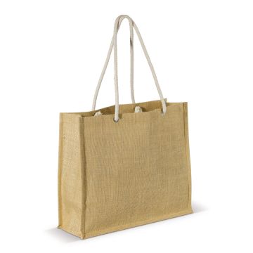 Sac publicitaire shopping toile de jute