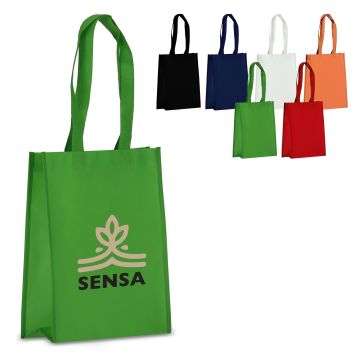 Sac publicitaire de transport en laminé non tissé 24 x 11 x 30 cm 105g/m².