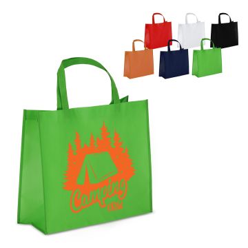 Sac publicitaire de transport en laminé non tissé 40 x 16 x 35 cm, 105g/m².