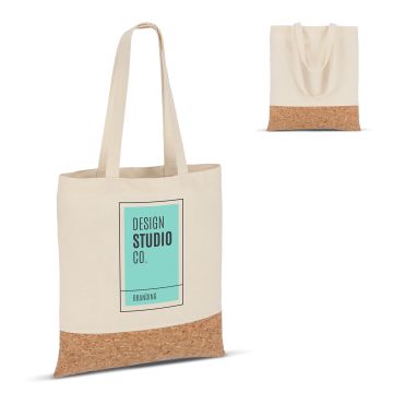 Sac publicitaire de transport coton & liège 170g/m² 35 x 40cm