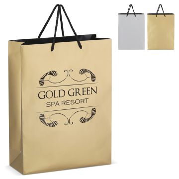FSC Sac publicitaire cadeau en papier 30 x 12 x 40 cm 200g/m²