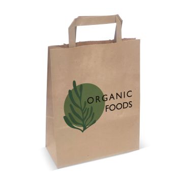 Sac publicitaire en papier 70g/m² 28x10x22cm