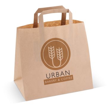 Sac publicitaire en papier 70g/m² 26x17x25cm