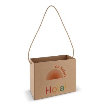 Sac publicitaire en carton 32x16x24cm