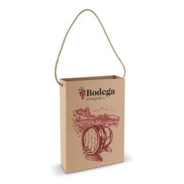 Sac publicitaire en carton 24x8x32cm