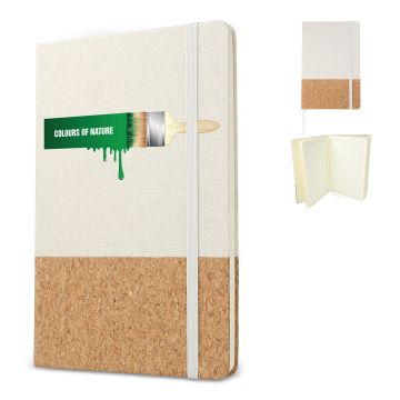 Cahier coton & liège A5