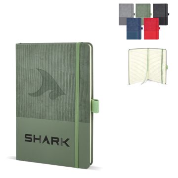 Carnet de notes publicitaire en cuir thermo A5