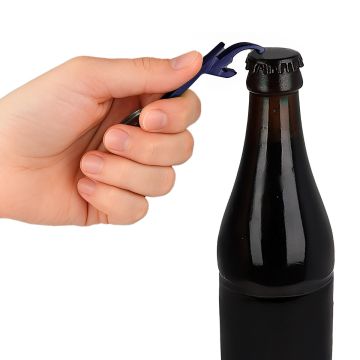 Porte-clés publicitaire décapsuleur