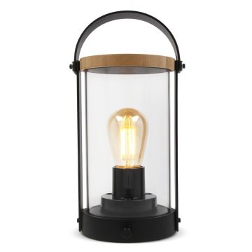Lampe Edison en bambou