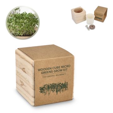 Ensemble de jardinières en bois FSC - Micro-pousses