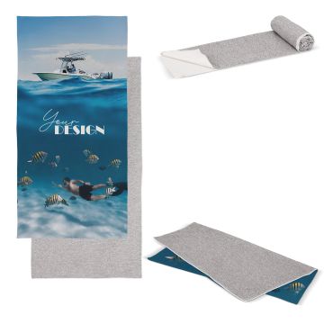 Serviette à séchage rapide sublimation 70 x 140 cm