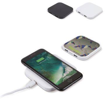 Powerbank à Induction Publicitaire avec 2 Ports Usb