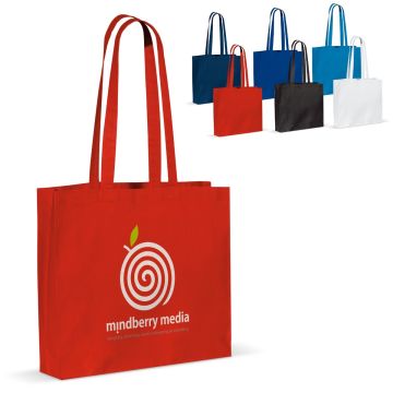 Sac à bandoulière publicitaire coton 40x10x35cm en 140g/m² 