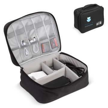 Trousse de voyage pour câbles et Chargeur cadeau clients